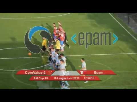 CoreValue-2 3 - 7 Epam (IT-League Lviv 2016, Amateur Cup 1/4 Highlights)