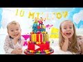 10 Million Subscribers! Party and Presents for Gaby and Alex
