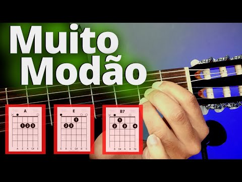 Como Tocar Modão Sertanejo No Violão, 4 Músicas Com 3 Acordes (Pout-Pourri Fácil e Sem Pestanas)