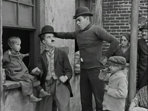 Fight Scene from THE KID (1921): One of Chaplin's Funniest!