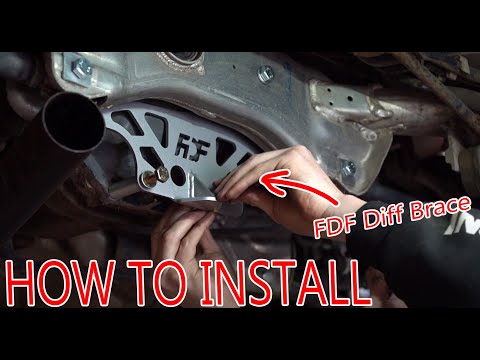 How to install the FDF 350z/G35 Diff brace