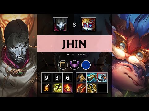 Jhin Top vs Heimerdinger - EUW Master Patch 25.10