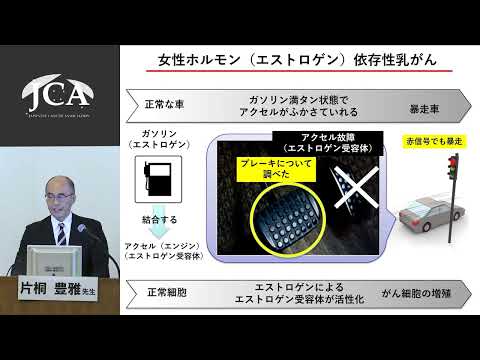 栄養学科 講演2「ゲノム解析研究から挑む新たな乳がん治療法開発」片桐 豊雅（国立研究開発法人医薬基盤・健康・栄養研究所 医薬基盤研究所長）