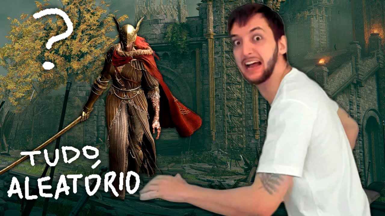 elden ring mas os inimigos e itens são aleatórios