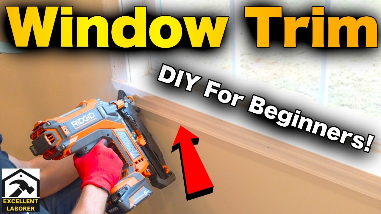 How to Install Interior Window Trim | Fast & Easy DIY For Beginners!