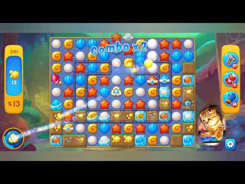 Fishdom 2022, no Boosters,   2151  level  -  прохождение без бустеров,   2151  уровень.