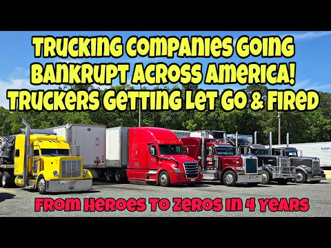 Trucking Companies Going Bankrupt Across America & Truckers Getting Fired ???? (Mutha Trucker News)