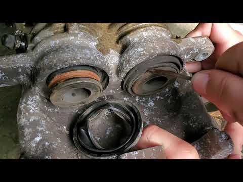 2003-08 CTS Brake Caliper Rebuild Part 1 Caliper & Piston Removal