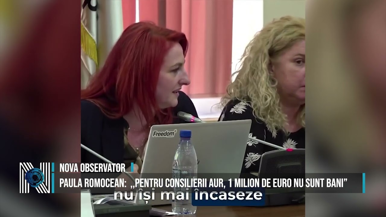 Paula Romocean:  ,,Pentru consilierii AUR, 1 milion de euro nu sunt bani”