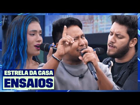 Lucca, MC Mayarah, Rodrigo Garcia, Thália e Unna X ENSAIAM para o FESTIVAL! | Estrela da Casa