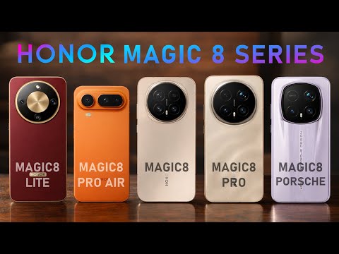 Honor Magic 8 Pro Air vs Magic 8 Lite vs Honor Magic 8 vs Magic 8 Pro vs Honor Magic 8 Pro Porsche