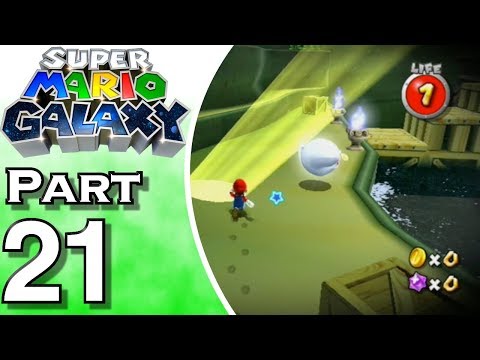 Let's Play Super Mario Galaxy (Gameplay + Walkthrough) Part 21 - Deep Dark Galaxy