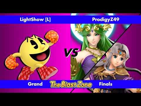 LightShow [L] (Pac-Man) VS. ProdigyZ49 (Palutena, Zelda) - Grand Finals - The Blast Zone 51