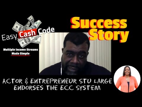 Easy Cash Code Testimonial Success Story | Actor & Entrepreneur Stu Large Riley Endorses ECC System Video