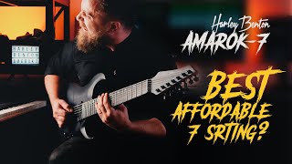 Video thumbnail for HARLEY BENTON AMAROK-7 || Best Affordable 7-String? || FREE Backing Track & MIDI || Modern Metal by András Szvirida