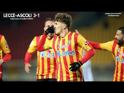 Lecce-Ascoli 3-1 - Radiocronaca di Daniele Fortuna (2/3/2022) Rai Radio 1 Sport
