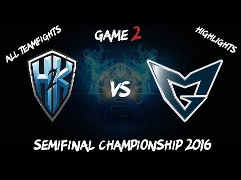 SSG vs H2K | GAME 2 | HIGHLIGHTS - ALL TEAMFIGHTS | 1080p 60FPS | LoL SEMIFINAL 2016 | 22.10.2016