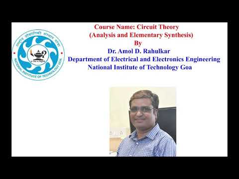 Lec 44 Network Synthesis I Realizability Tests for Network Synthesis