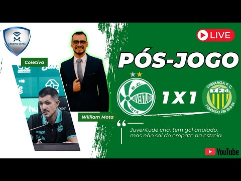 Post-match: Juventude 1x1 Ypiranga - Gauchão 2026