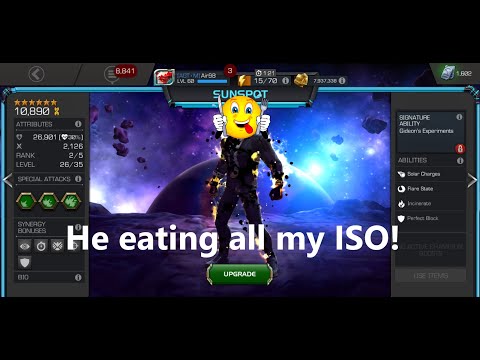 Struggling to rank up 6* Sunspot + Opening the rest of my July 4 crystals | Marvel Contest of Champs