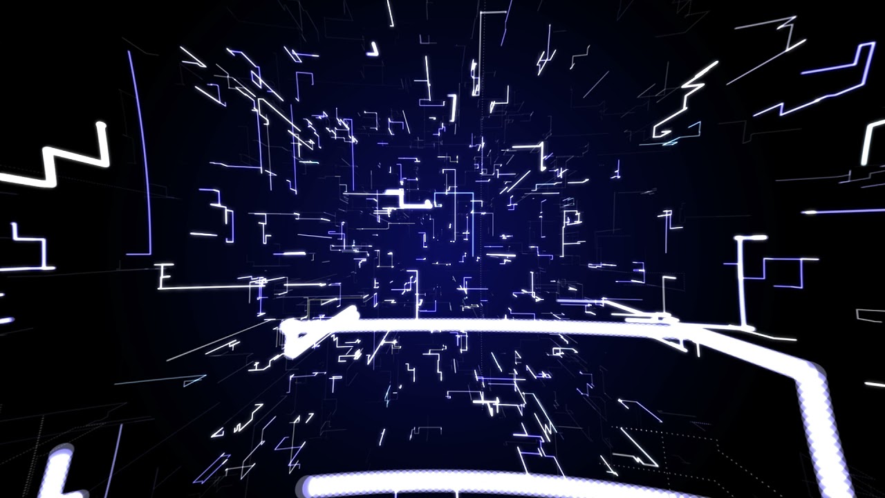 A Blue Electronic Circuit Coming Towards The Viewer, Copyright Free Motion Graphics 4K Background