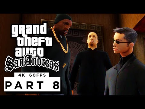 GTA SAN ANDREAS Walkthrough Gameplay Part 8 - (PC 4K 60FPS) RTX 3090 MAX SETTINGS