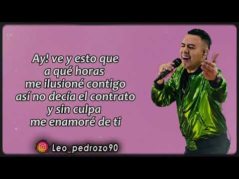 El Contrato, Diego Daza - Letra