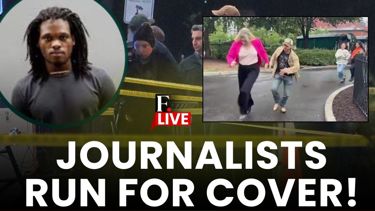 WATCH ON CAM: Journalists Run For Their Lives Amid White House Shooting
