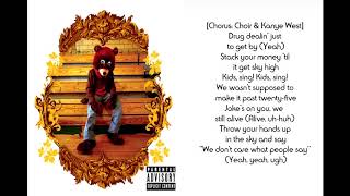Kanye West-We Don&#39;t Care Lyrics
