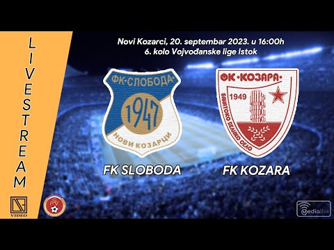 FK SLOBODA Novi Kozarci - FK KOZARA Ban. Vel. Selo (Full match Livestream) [20.09.2023.]