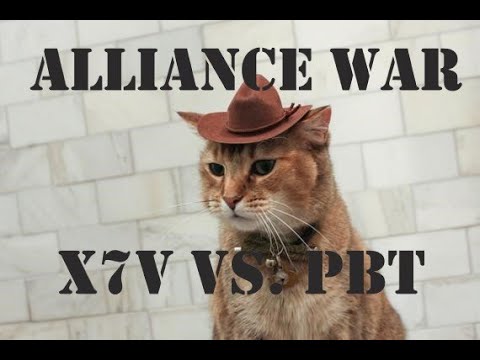 Smooth war today. Bringing the jazz to your war needs. Alliance War #11 Season 24 (X7v vs  PBT)