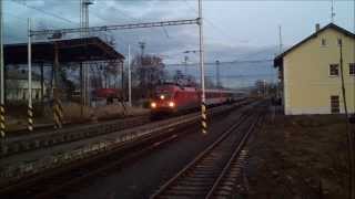 preview picture of video 'Odjezd vlaku R1545 z Kaplice [HD]'