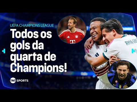 MBAPPÉ BRILHA, KANE CRAVA E BRASILEIRO MARCA! VEJA TODOS OS 34 GOLS DO DIA NA CHAMPIONS (21/10/2026)