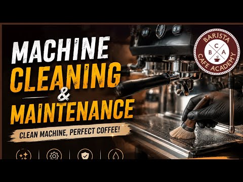 Espresso Machine Cleaning & Maintenance Guide | Daily, Weekly Routine | Barista Cafe Academy