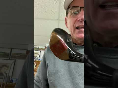 Bobby Grace shows off Ben Hogan MacGregor 1951