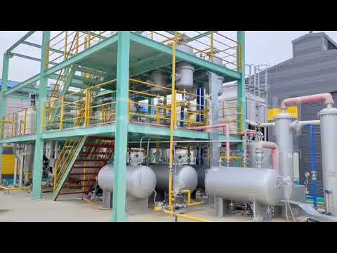 Purepath waste  oil distillation plant