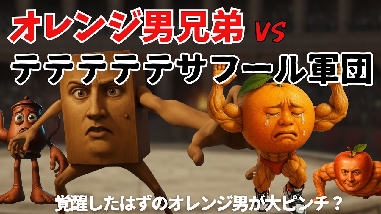 【オレンジ男大ピンチ！】覚醒したはずのオレンジ男の様子がおかしいよ…！ブレインロット最強を決めてVol.6 #italianbrainrot #クイズチャレンジ