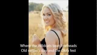 Carrie Underwood - I Ain&#39;t in Checotah with Lyrics