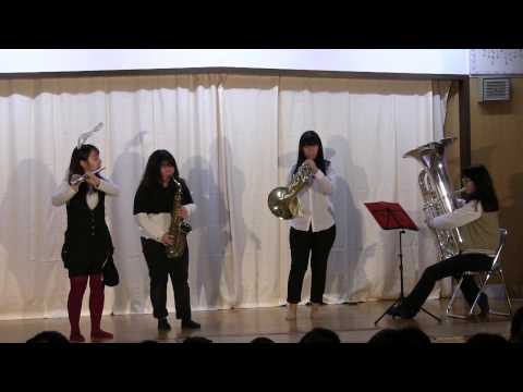 国際文化学科 2016年度 山口県立大学吹奏楽団BLAZEによる宮野幼稚園での演奏