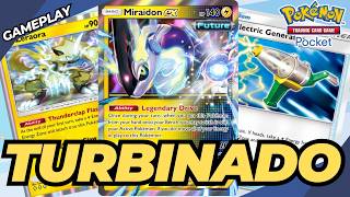 Esse deck de Miraidon é o mais rápido que eu já vi! | Gameplay Pokémon TCG Pocket