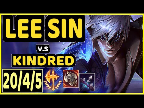 DAT (KITZUO) (LEE SIN) vs KINDRED - 20/4/5 KDA JUNGLE GAMEPLAY - NA Ranked DIAMOND