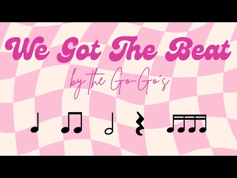 We Got The Beat - The Go Go's - Rhythm Play Along (Sixteenth notes)