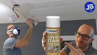 How to cover stains and prime bare plaster with Zinsser Cover Stain
