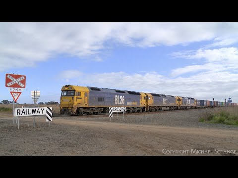 7902V Mildura To Melbourne Container Train BL26 BL27 BL30 (1/7/2022) - PoathTV Australian Railways