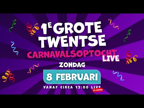 Live: 53e Eerste GROTE Twentse Carnavalsoptocht (Carnavalsoptocht Albergen 2026)