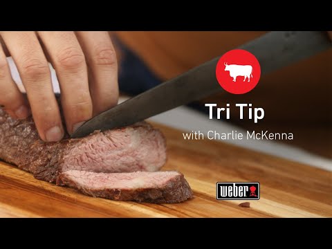 Smoked Tri-Tip Recipe | Weber Kettle | Charlie Mckenna