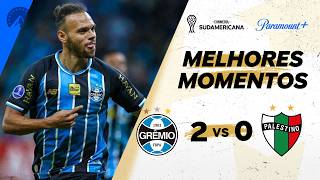 GRÊMIO 2 X 0 PALESTINO - CONMEBOL SULAMERICANA 2026 | Paramount+ Brasil