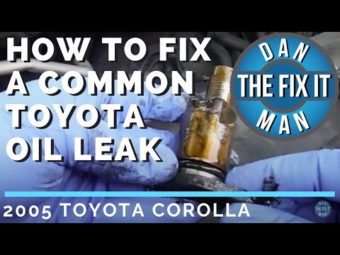 2005 TOYOTA COROLLA - COMMON OIL LEAK - TIMING CHAIN TENSIONER O-RING REPLACEMENT - DIY