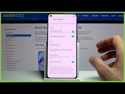 OPPO Reno4 Pro 5G – How to Record Screen