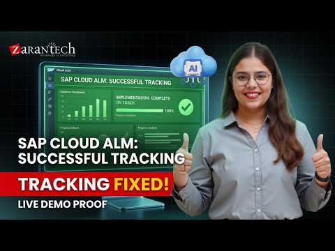SAP Cloud ALM Application Lifecycle Management Full Course ZaranTech